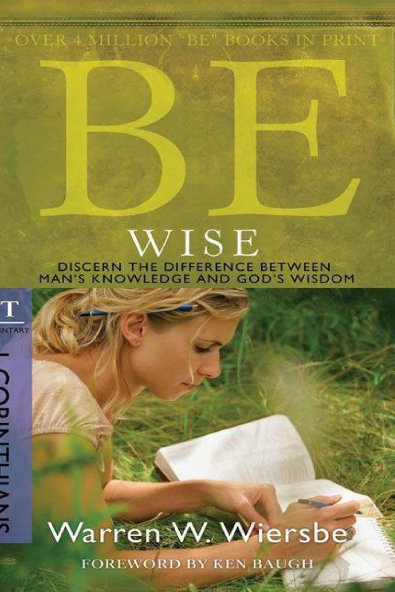Cover art for the UECF.NET Be Wise study companion