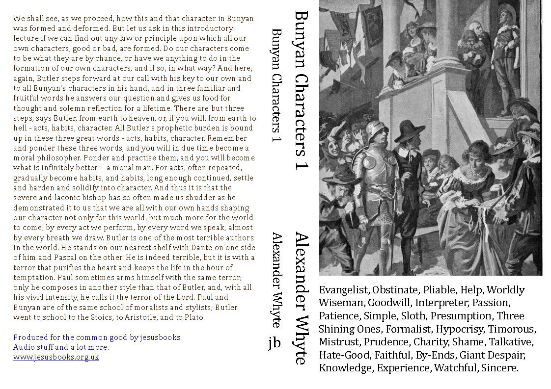 Bunyan Characters, Vol. 1 by Alexander Whyte book cover