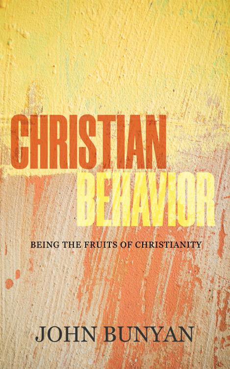 Christian Behavior by John Bunyan book cover