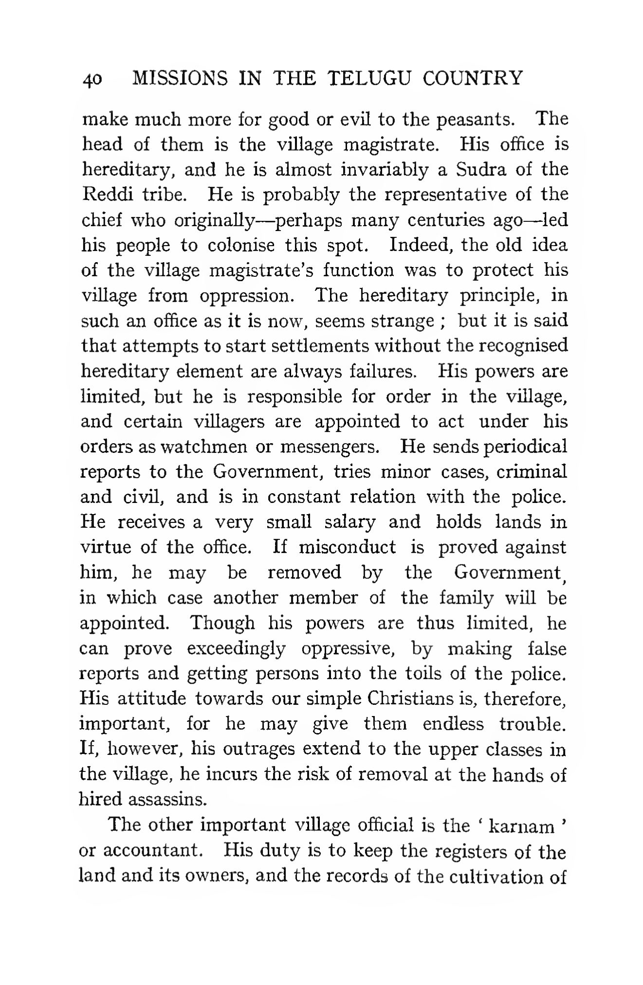 Page 64 of Christian Missions in the Telugu Country (The Country and People (continued))