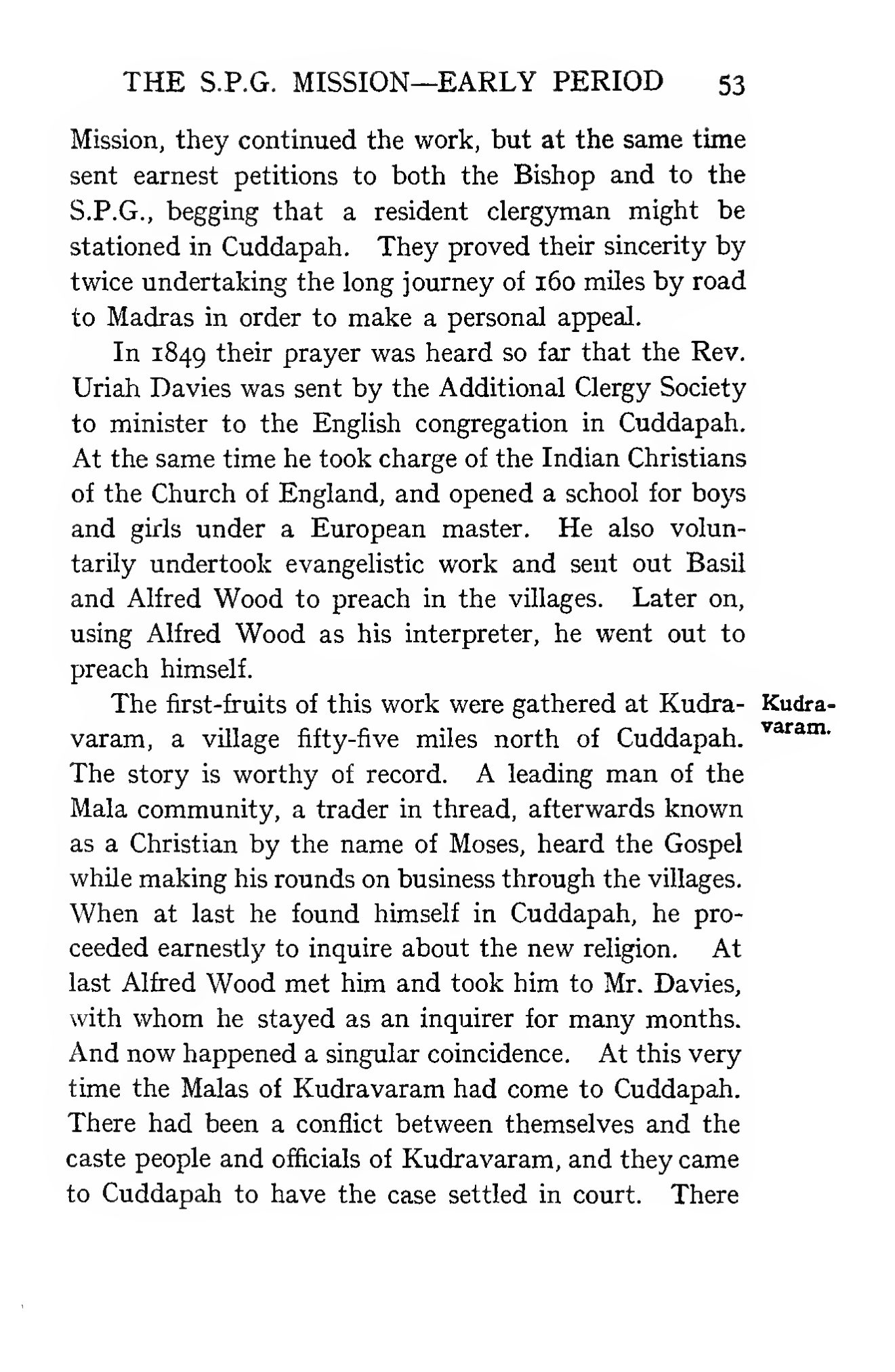 Page 79 of Christian Missions in the Telugu Country (The S.P.G. Mission — Early Period)