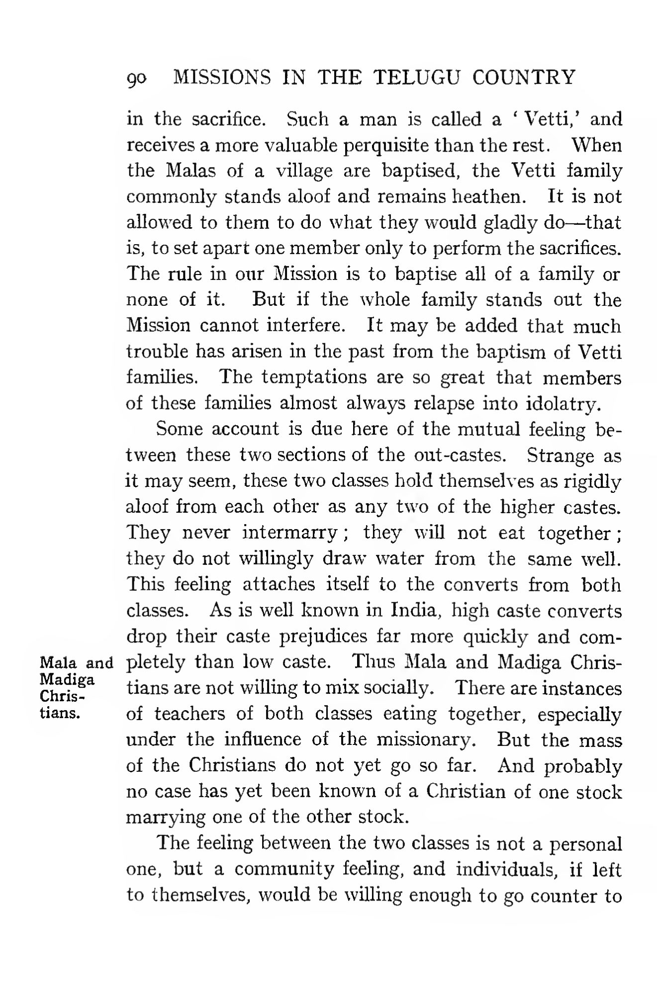 Page 124 of Christian Missions in the Telugu Country (Malas, Madigas, and Sudras)