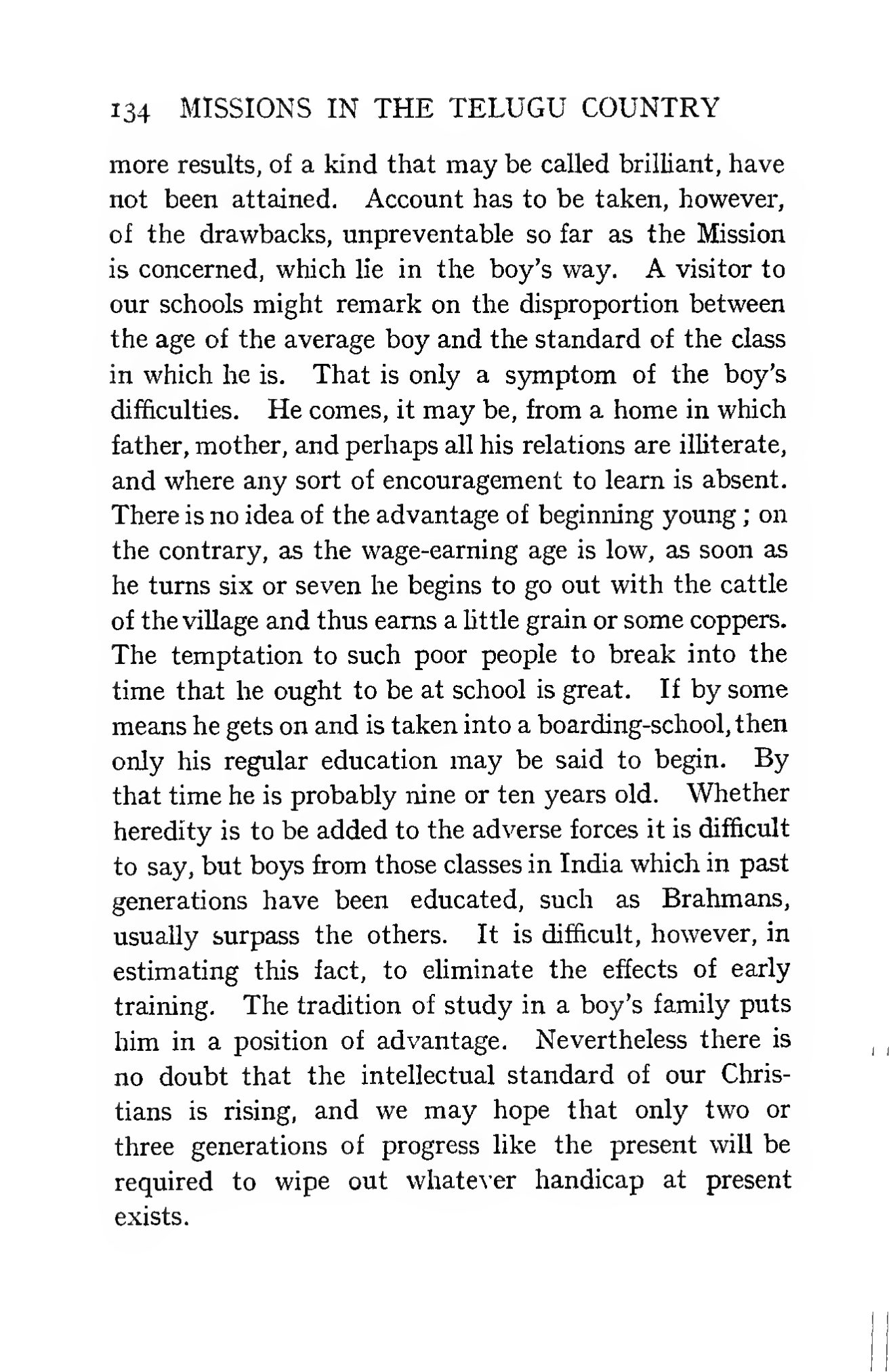 Page 182 of Christian Missions in the Telugu Country (The Training College and Educational System)