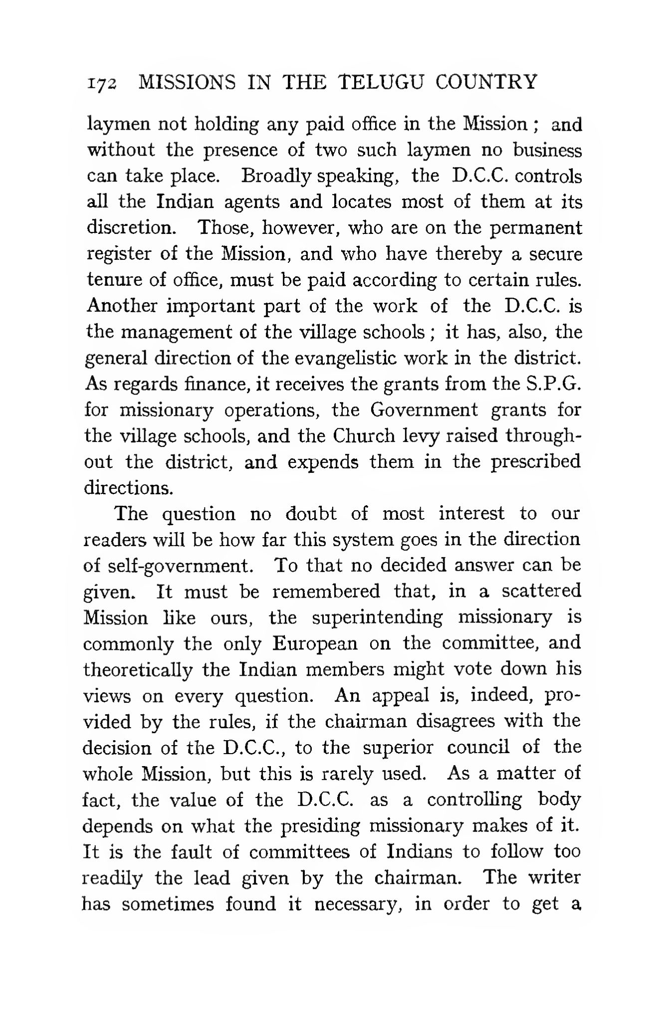 Page 242 of Christian Missions in the Telugu Country (Church Organisation)