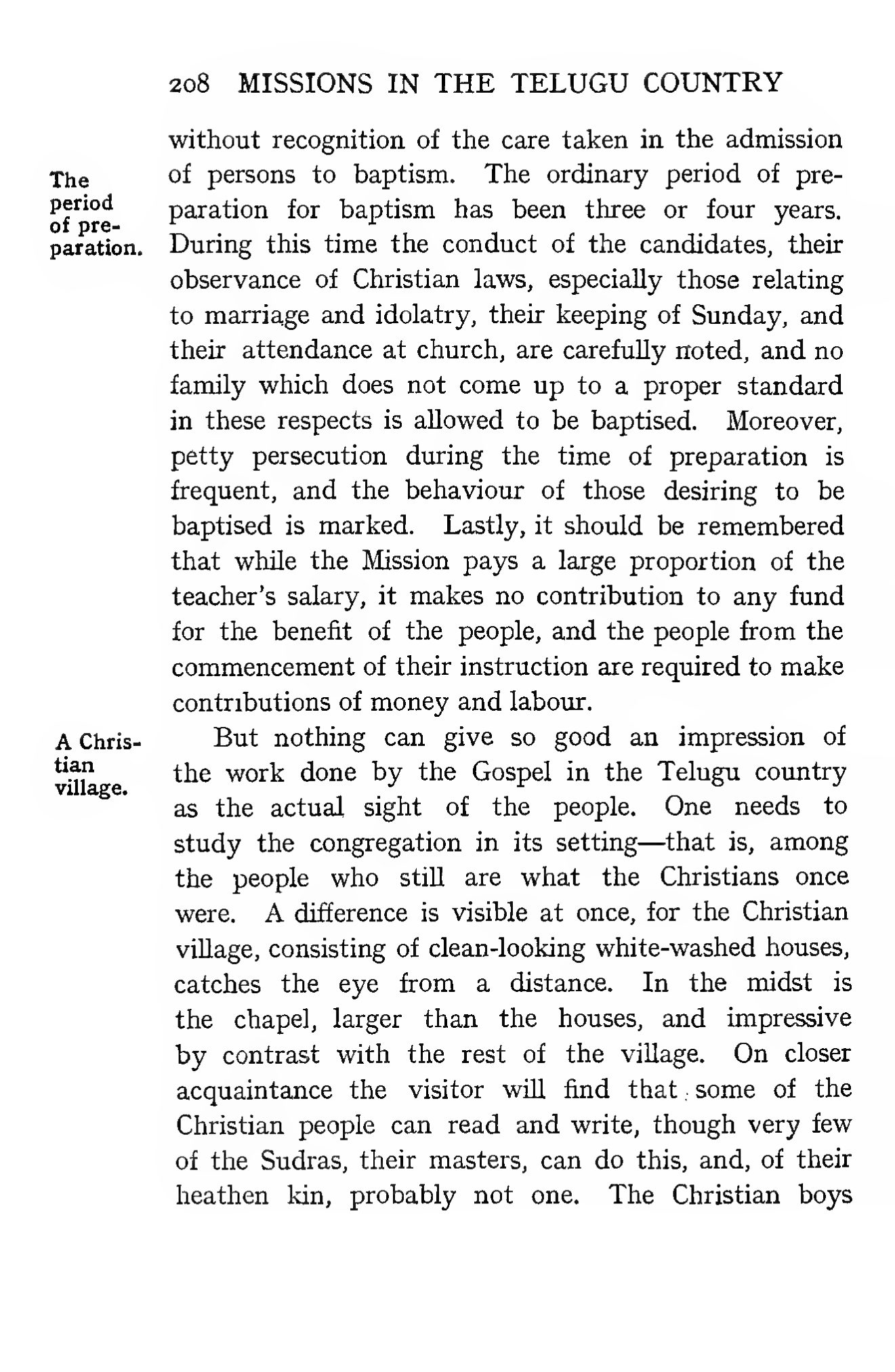 Page 284 of Christian Missions in the Telugu Country (Review of Work Done)