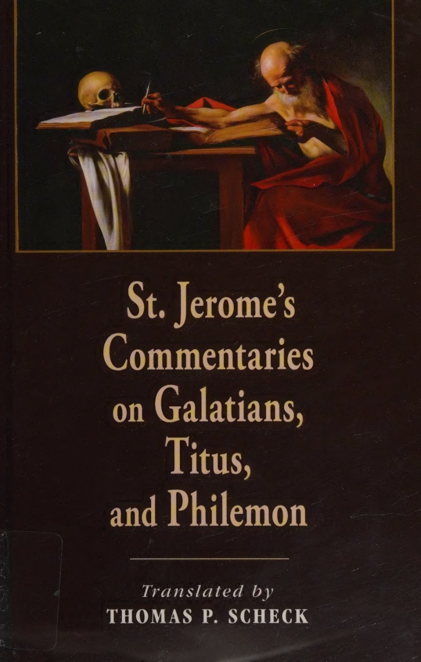 Commentaries on Galatians, Titus, and Philemon by Jerome book cover