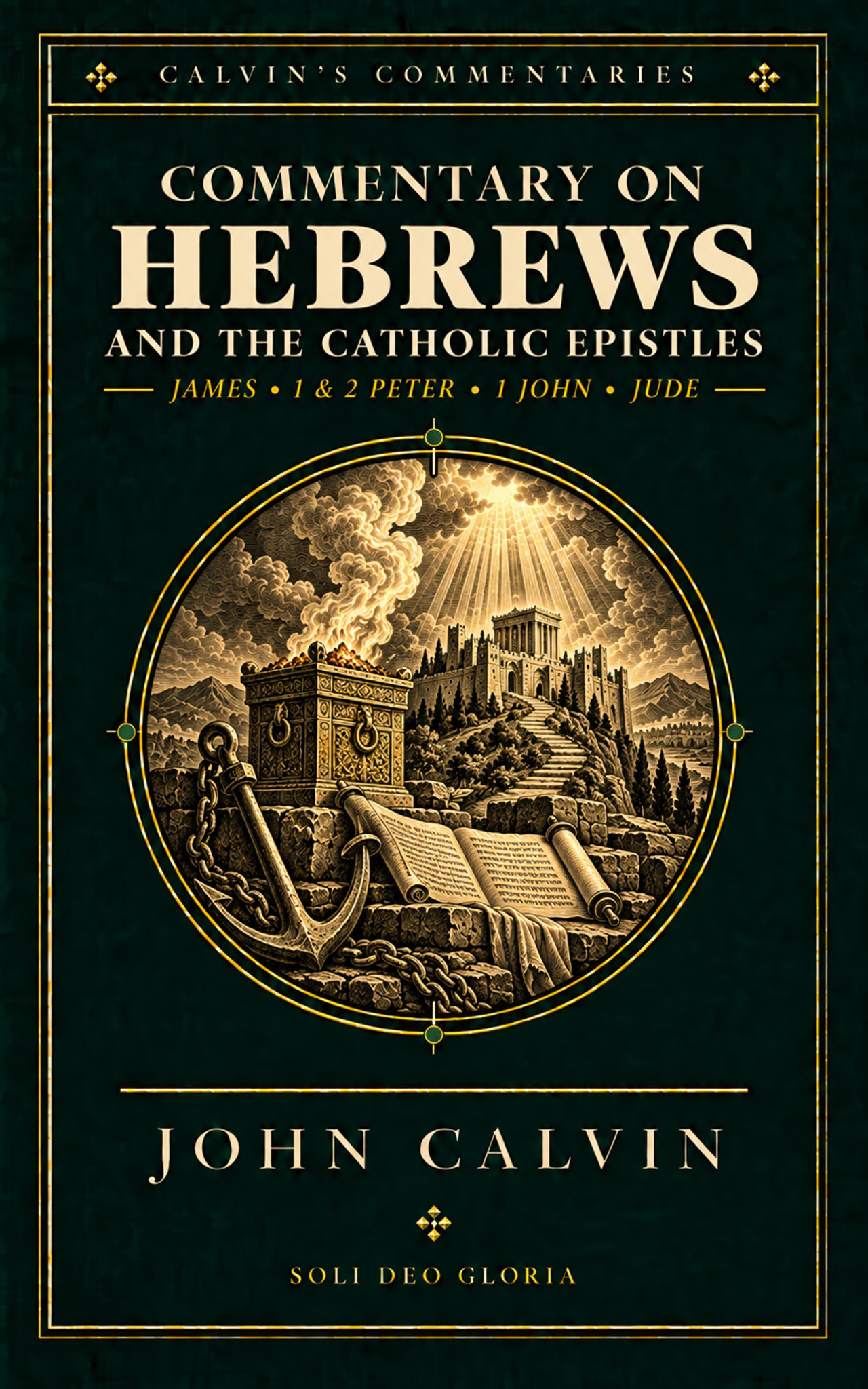 Cover of Commentary on Hebrews and the Catholic Epistles John Calvin