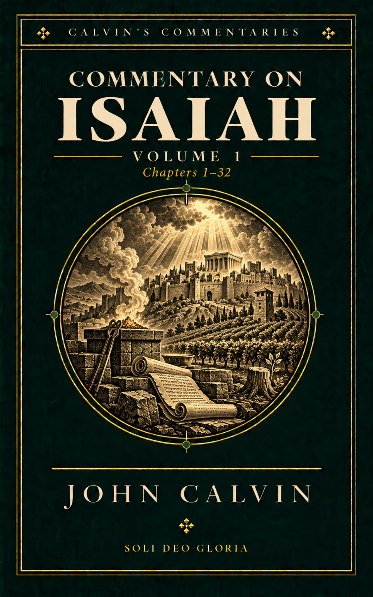 Cover of Commentary on Isaiah Volume 1 John Calvin