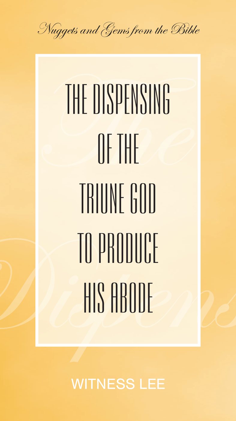 Dispensing by Witness Lee book cover