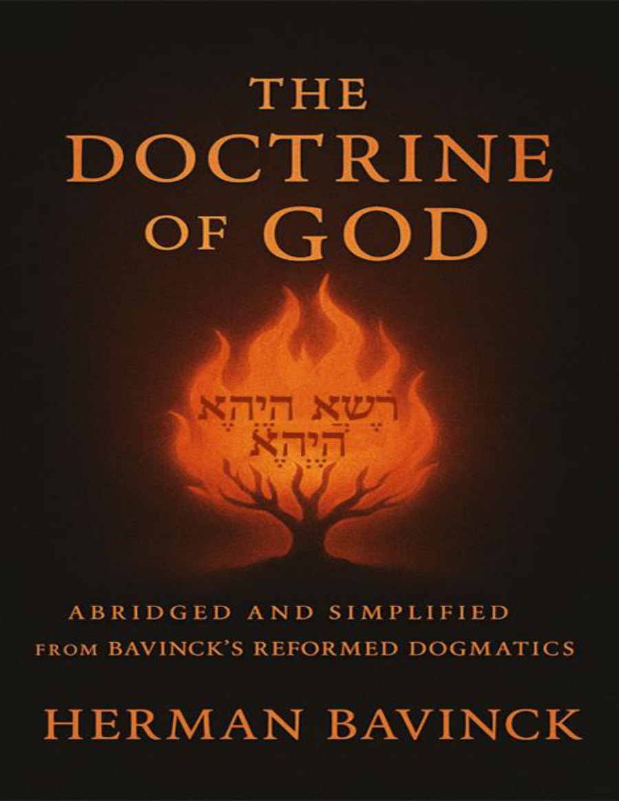 The Doctrine of God by Herman Bavinck book cover