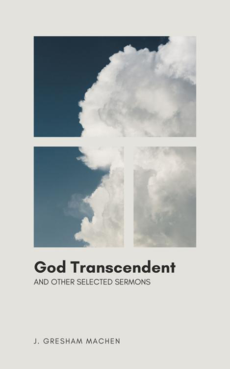 God Transcendent by J. Gresham Machen book cover