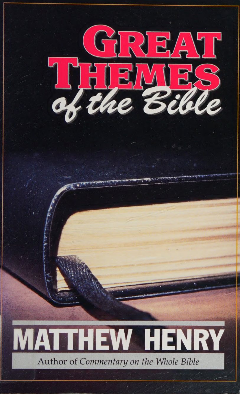 Great Themes of the Bible by Matthew Henry book cover