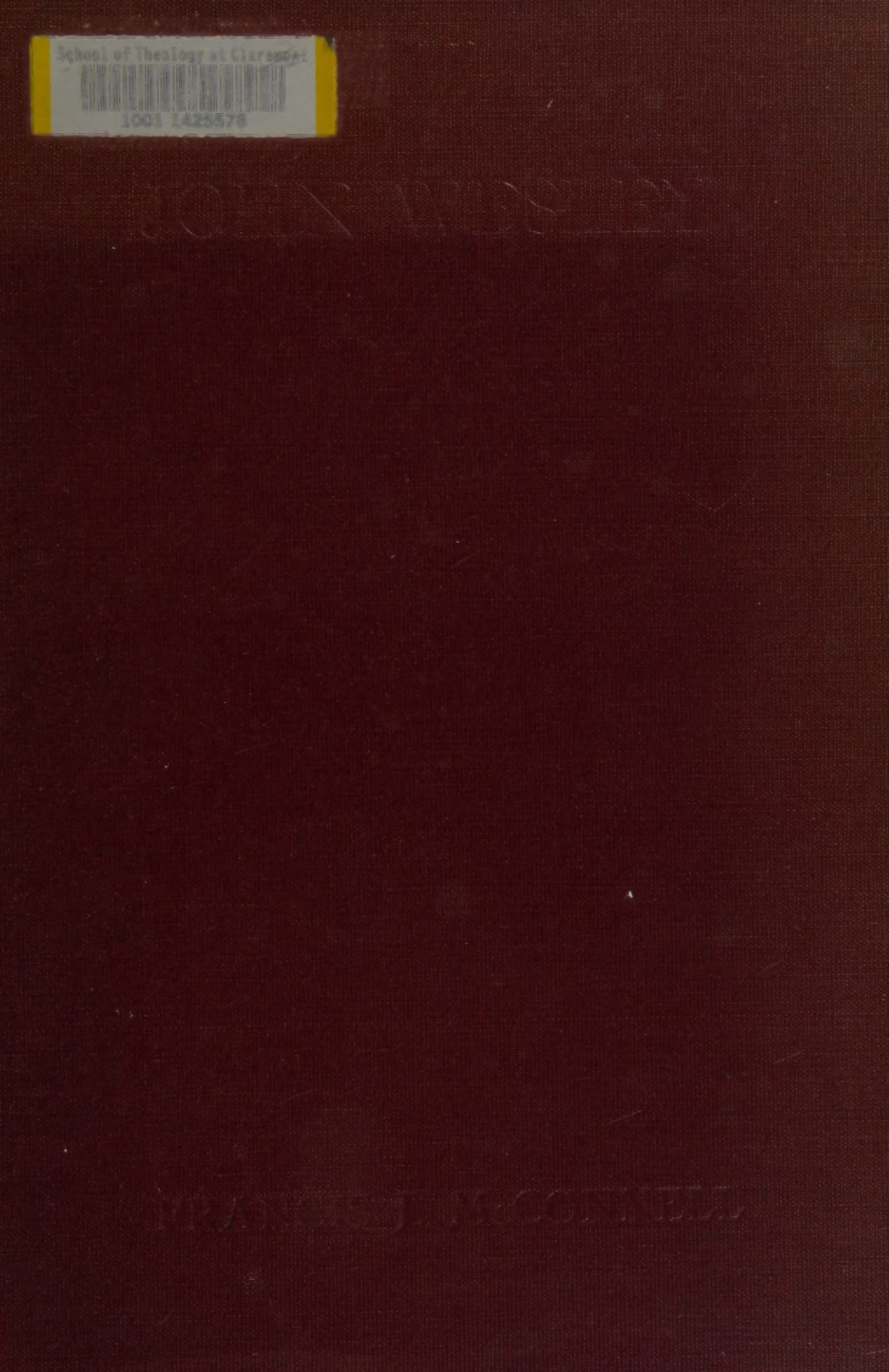 John Wesley by Francis J. McConnell book cover