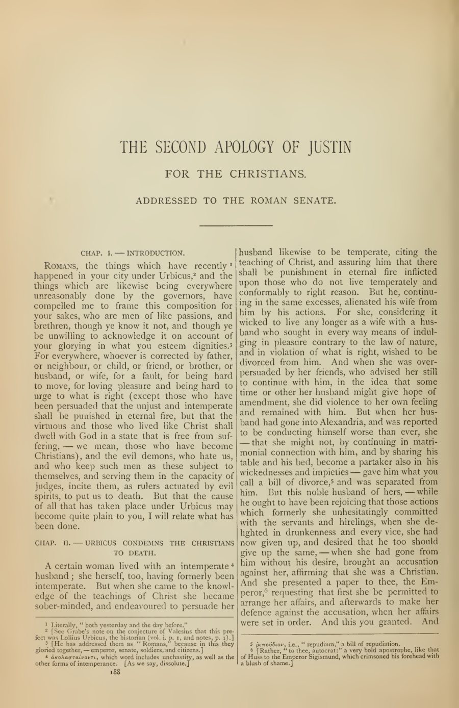 Justin Martyr Second Apology by Justin Martyr book cover