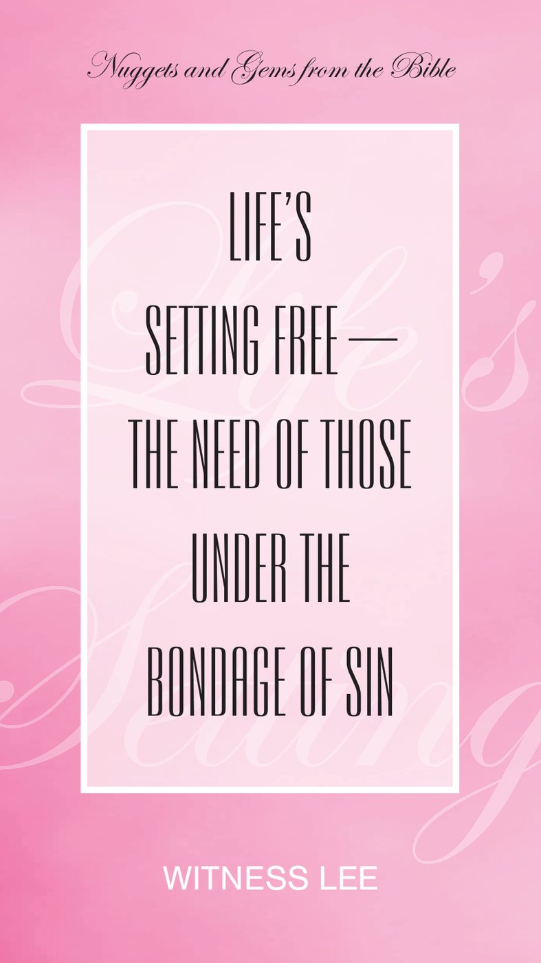 Lifes Setting Free by Witness Lee book cover