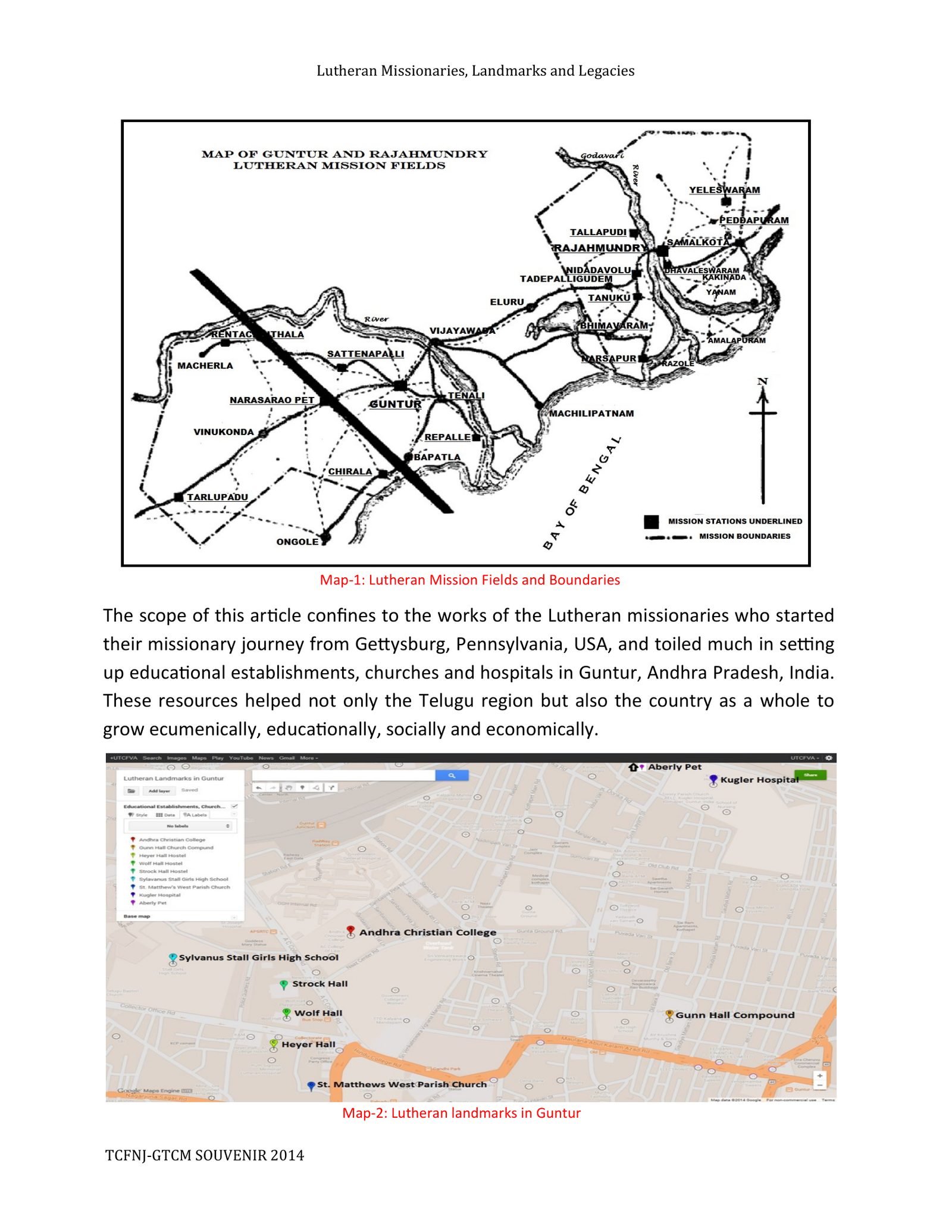 Page 3 of Lutheran Missionaries, Landmarks and Legacies (Mission Scope & Maps)
