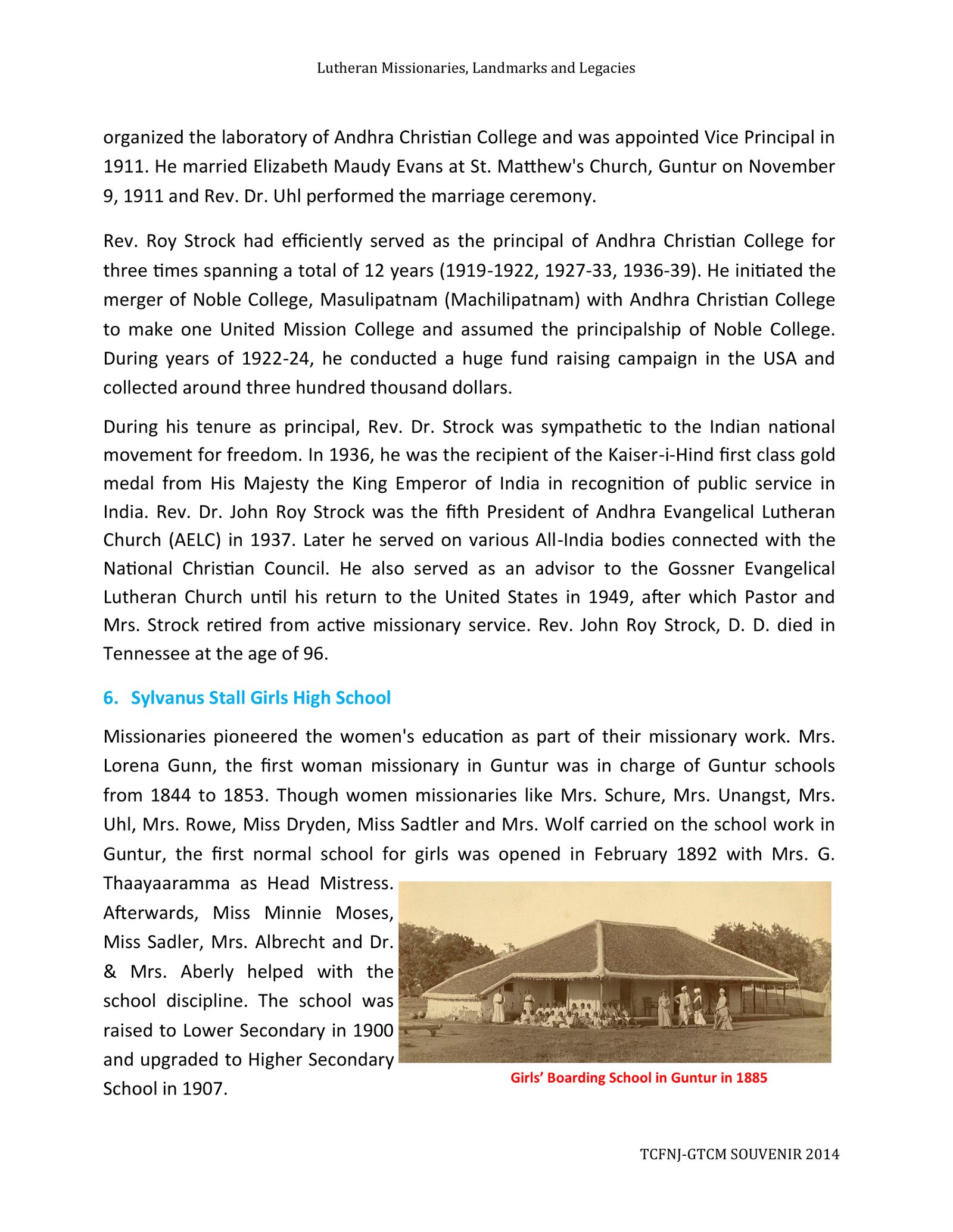 Page 10 of Lutheran Missionaries, Landmarks and Legacies (Rev. Roy Strock)