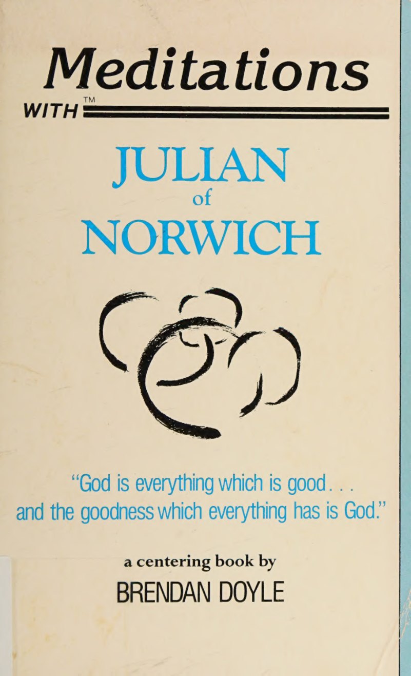 Meditations with Julian of Norwich by Julian of Norwich book cover