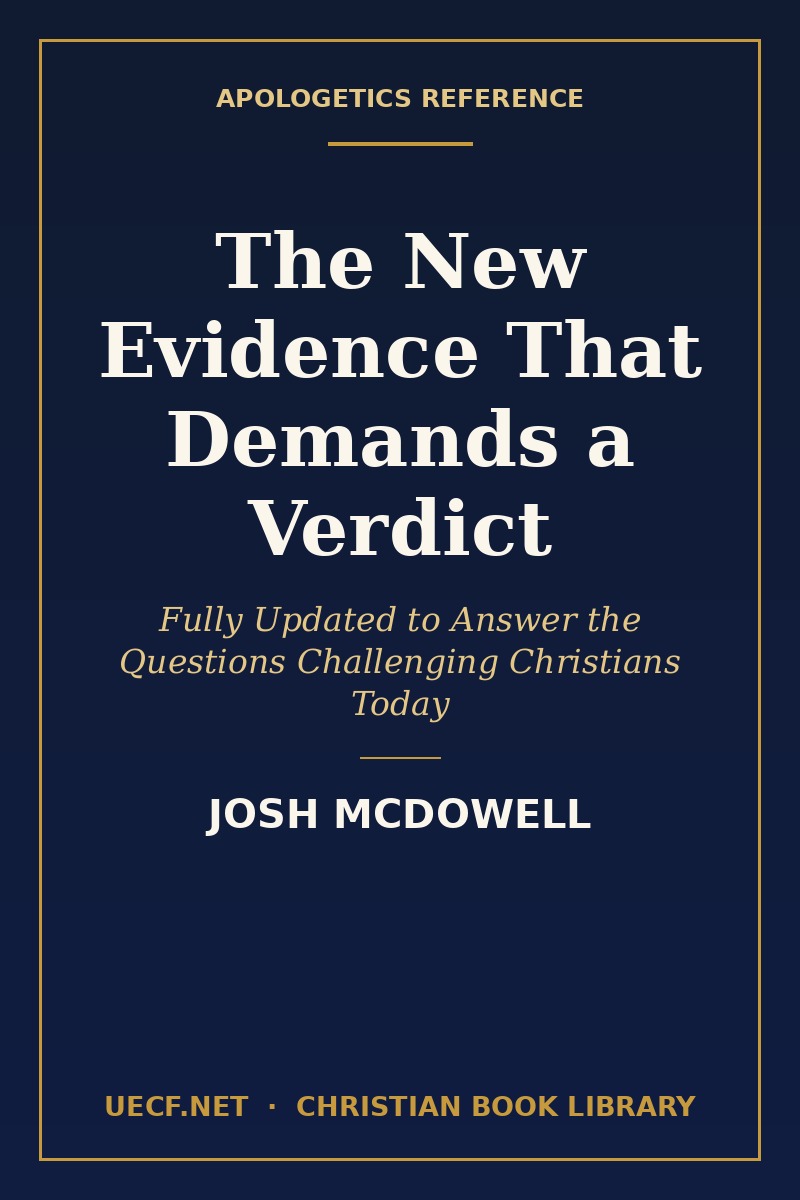 Cover treatment for The New Evidence That Demands a Verdict by Josh McDowell