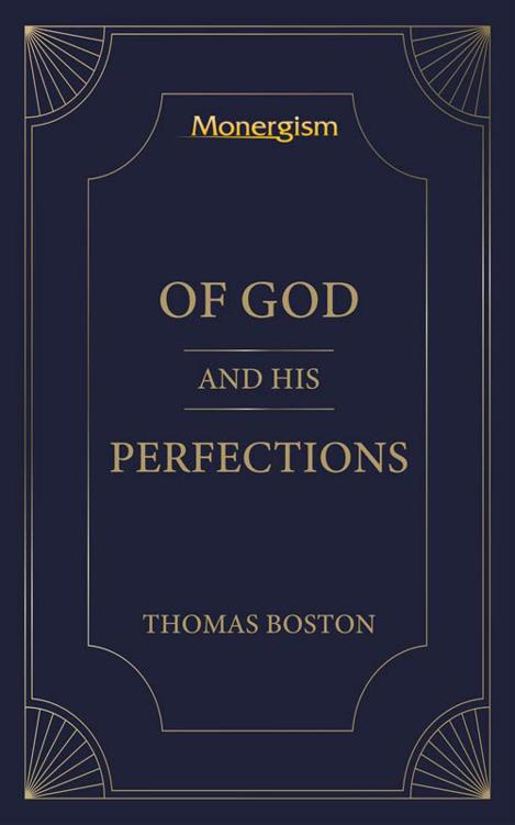 Of God and His Perfections by Thomas Boston book cover