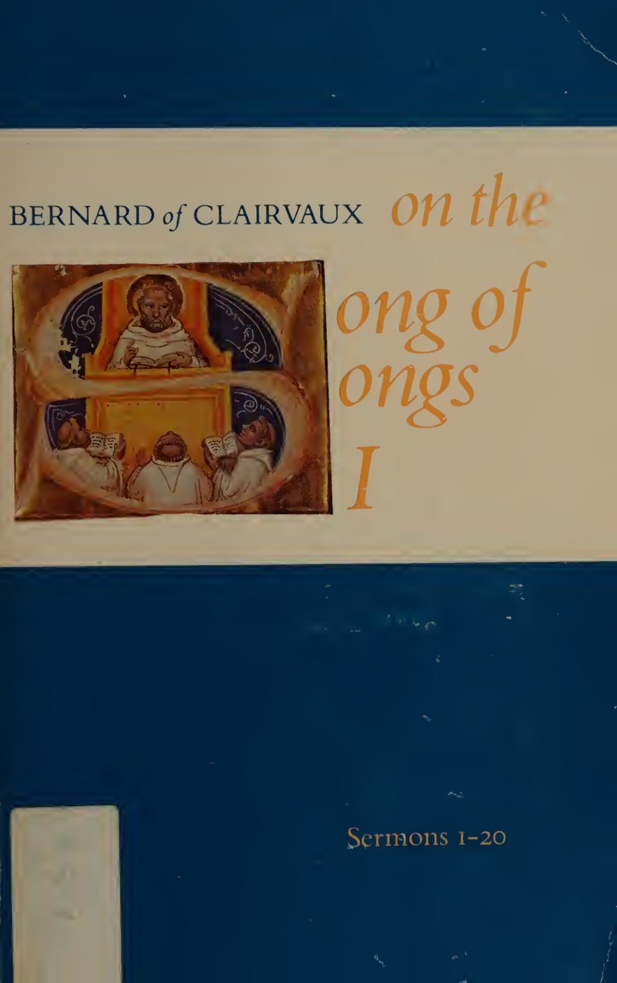 On the Song of Songs I by Bernard of Clairvaux book cover
