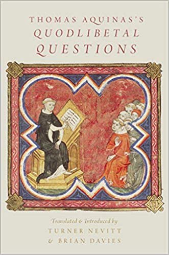Quodlibetal Questions by Thomas Aquinas book cover