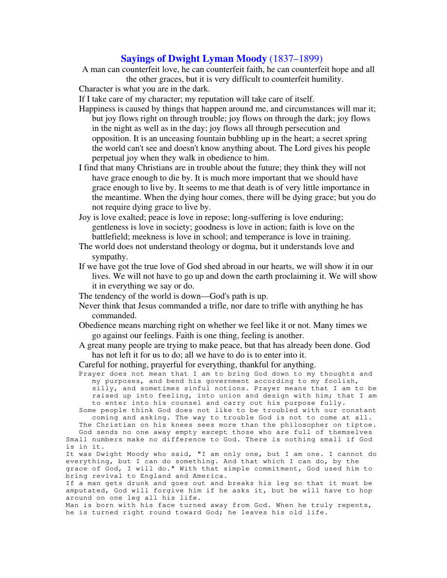 Cover of Sayings