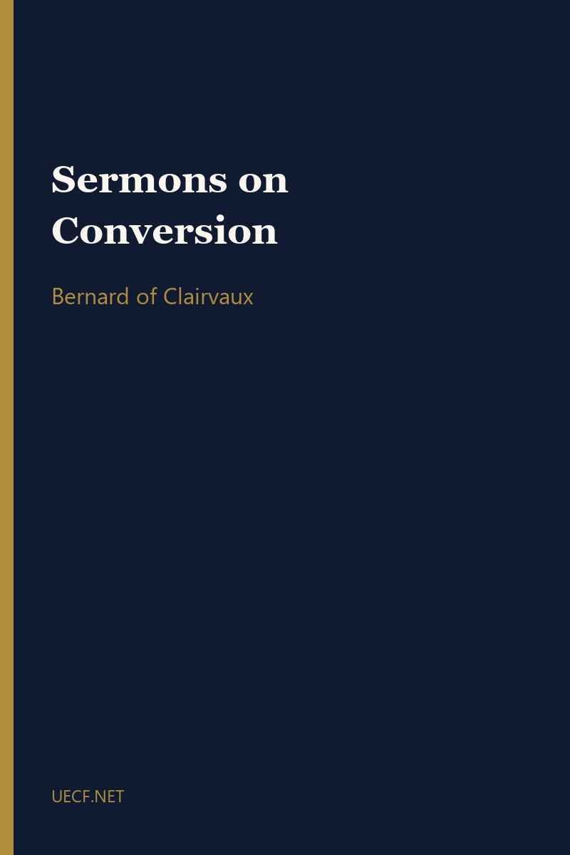 Sermons on Conversion by Bernard of Clairvaux book cover
