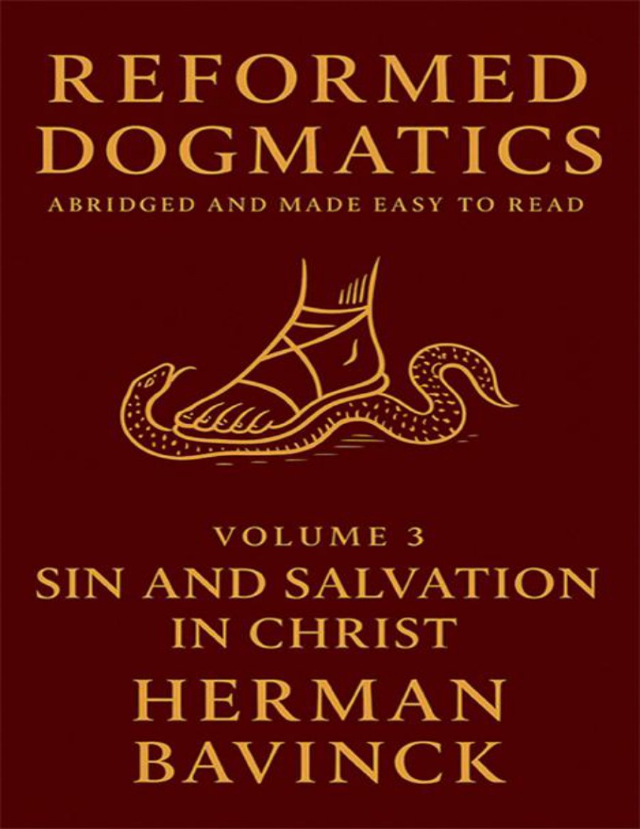 Sin and Salvation in Christ by Herman Bavinck book cover