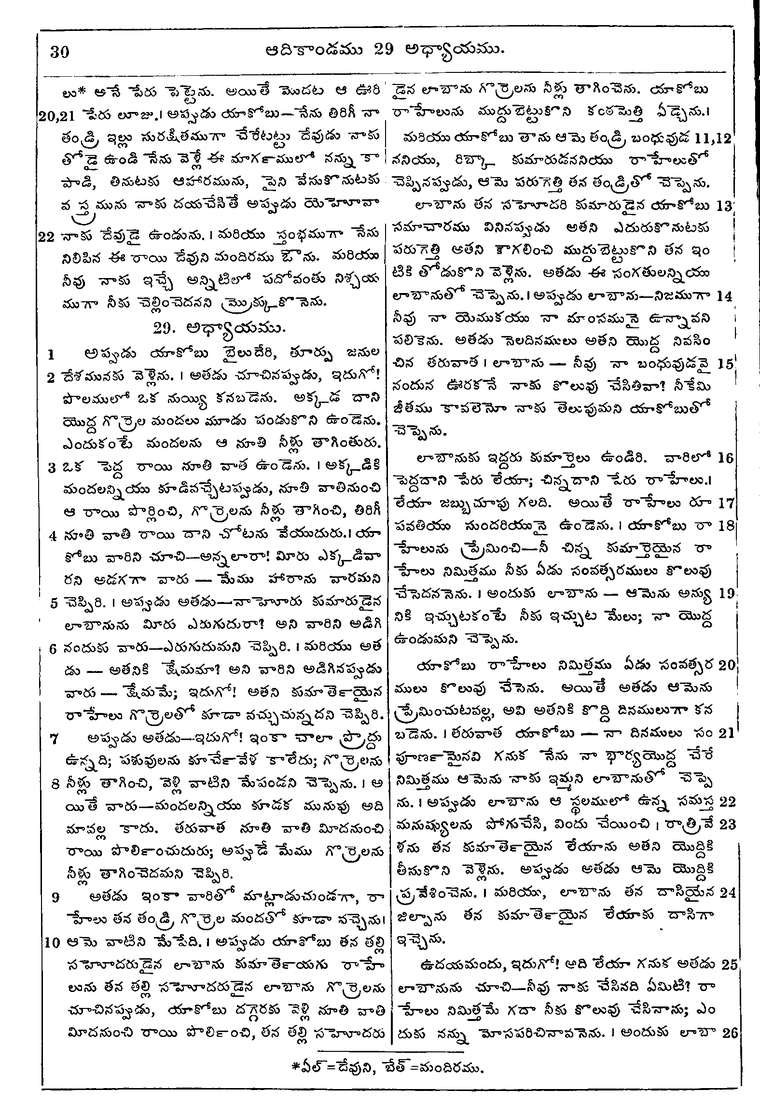 Page 46 of the 1881 Telugu Bible - Genesis