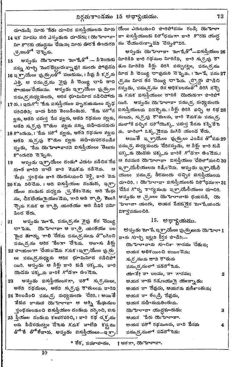 Page 89 of the 1881 Telugu Bible - Exodus
