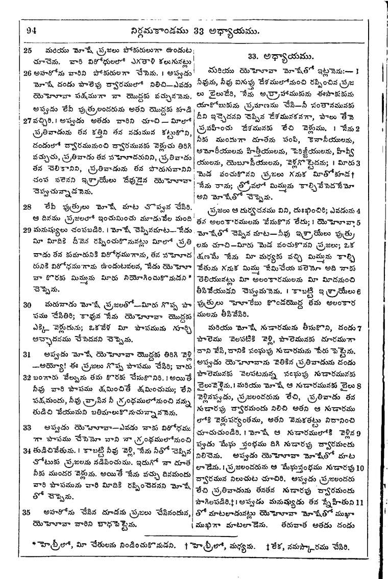Page 110 of the 1881 Telugu Bible - Exodus