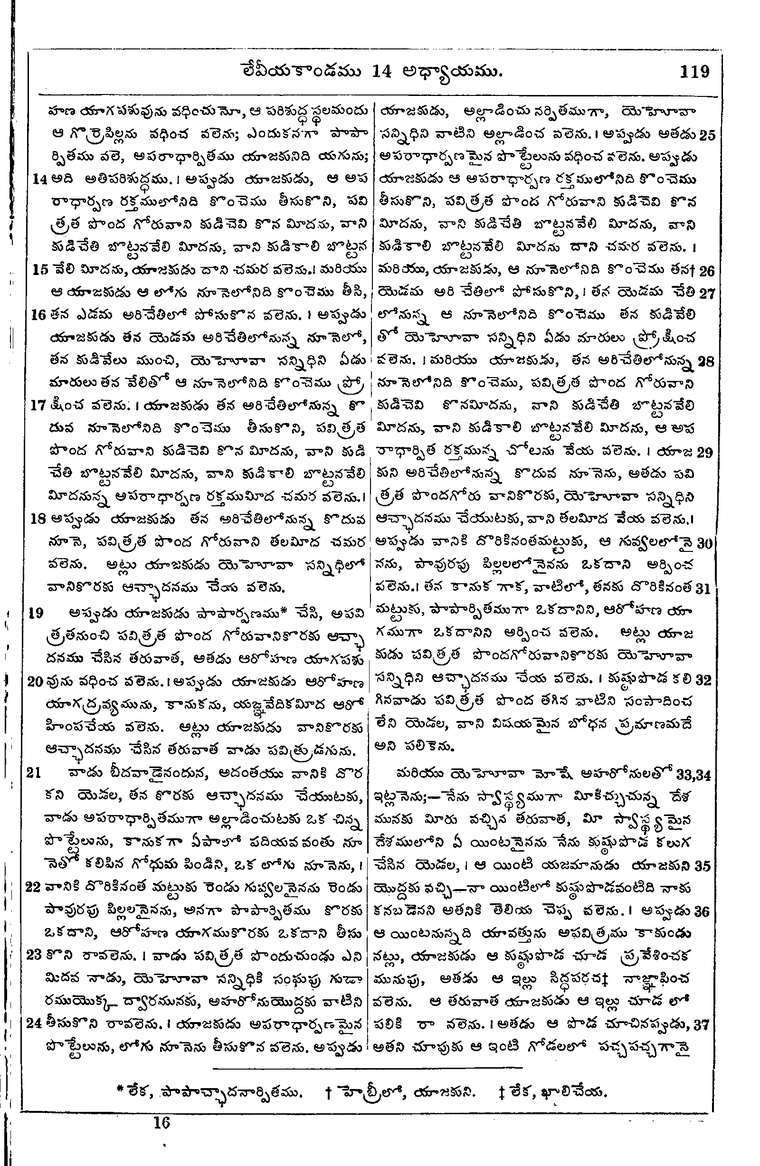Page 135 of the 1881 Telugu Bible - Leviticus