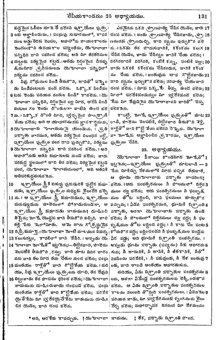 Page 147 of the 1881 Telugu Bible - Leviticus