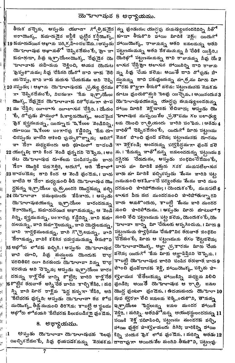 Page 251 of the 1881 Telugu Bible - Joshua