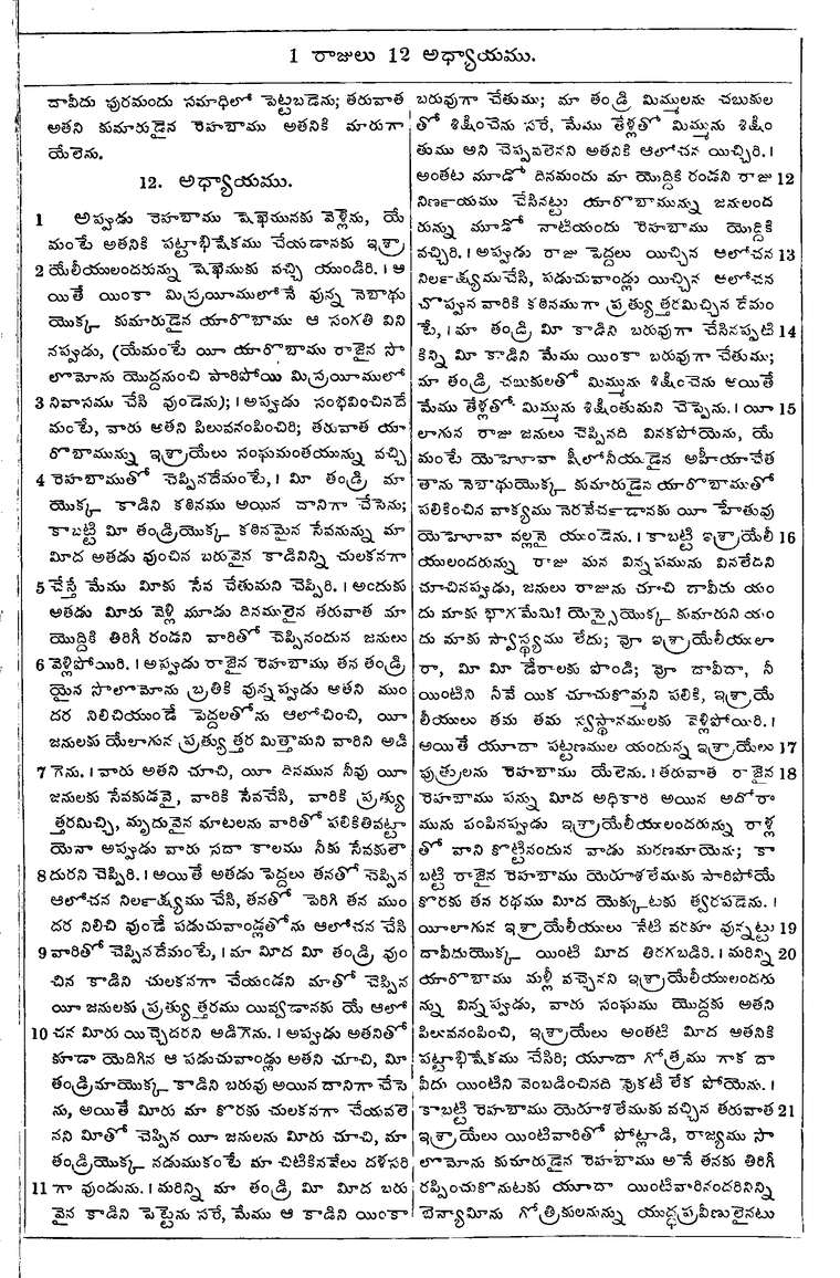 Page 393 of the 1881 Telugu Bible - 1 Kings