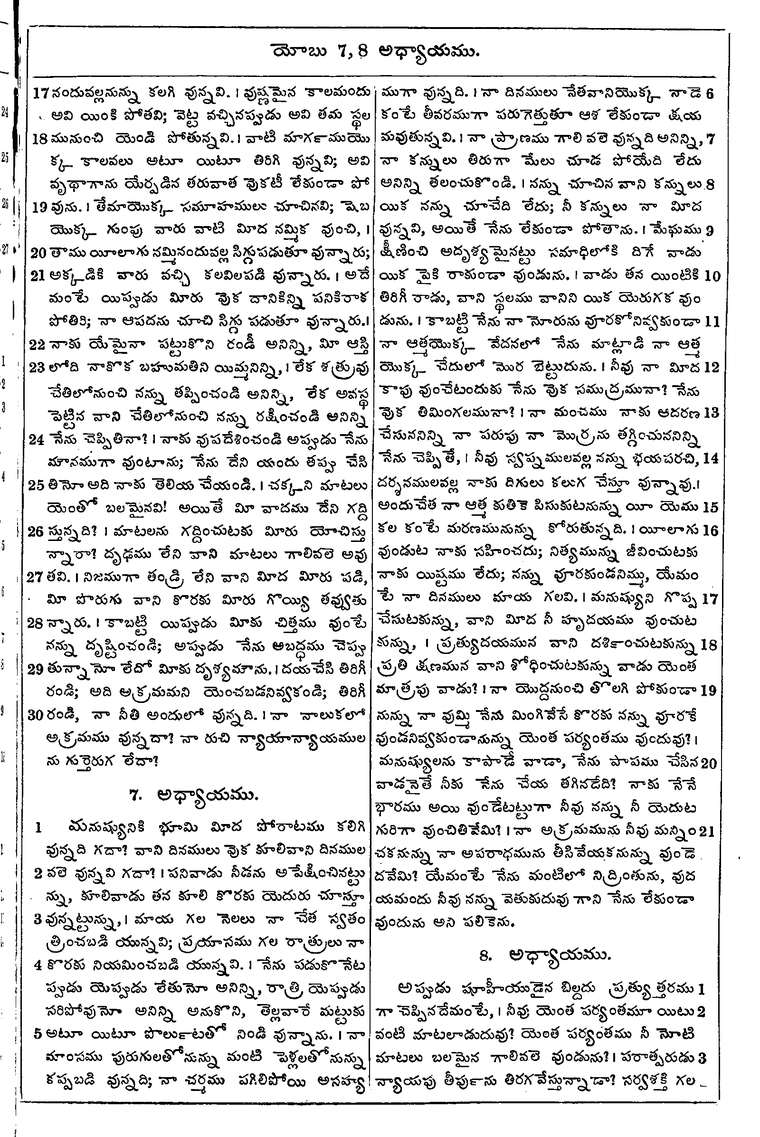 Page 559 of the 1881 Telugu Bible - Job