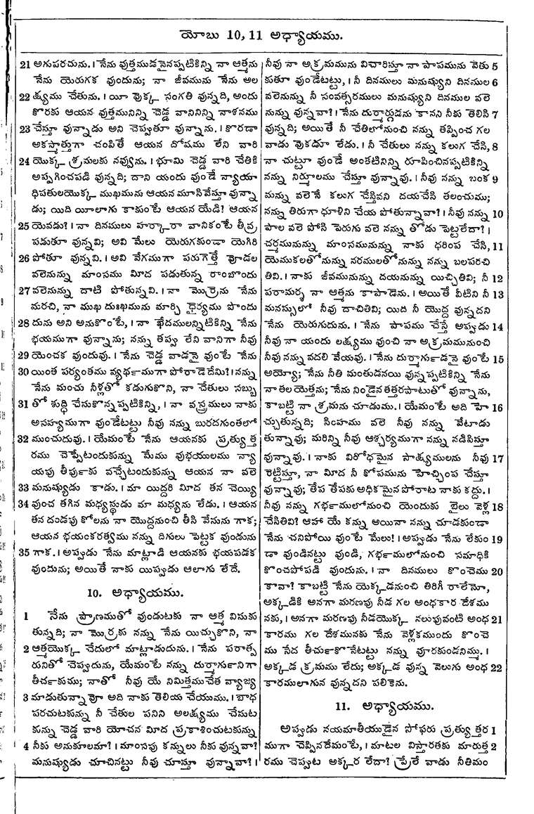 Page 561 of the 1881 Telugu Bible - Job