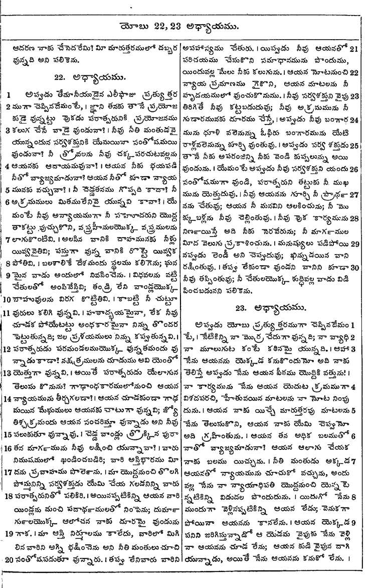 Page 569 of the 1881 Telugu Bible - Job