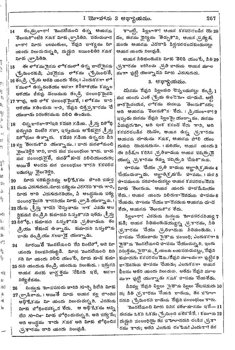 Page 1301 of the 1881 Telugu Bible - 1 John