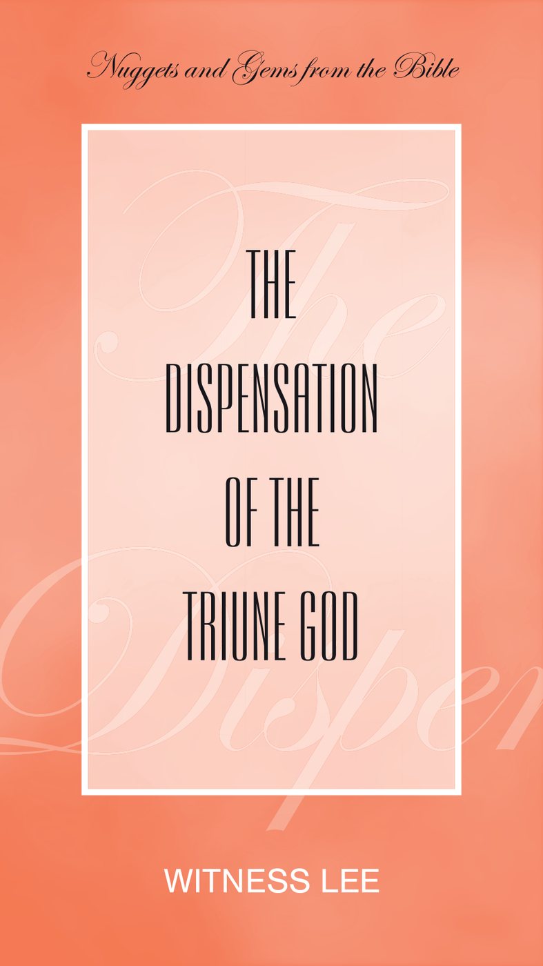 The Dispensation Of The Triune God by Witness Lee book cover