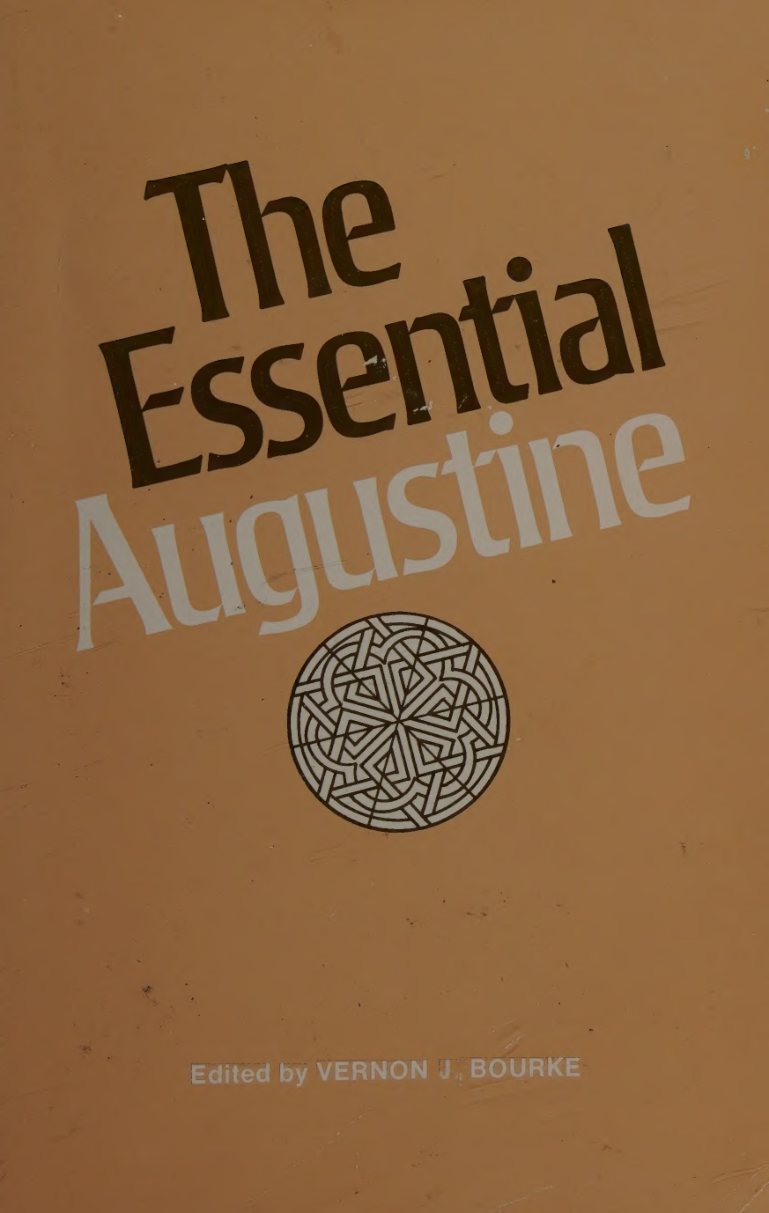 The Essential Augustine by Augustine of Hippo book cover