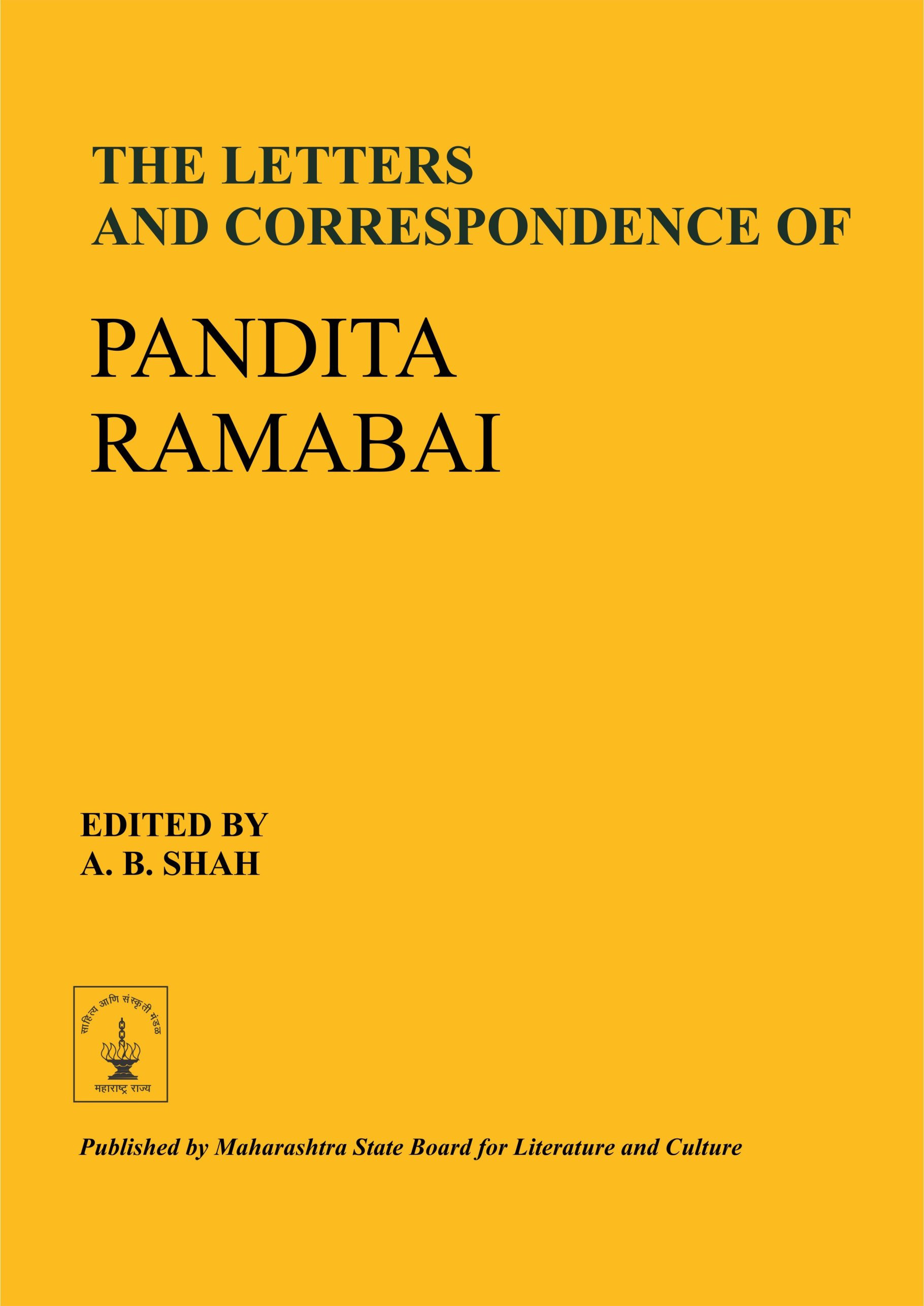 The Letters and Correspondence of Pandita Ramabai by Pandita Ramabai book cover