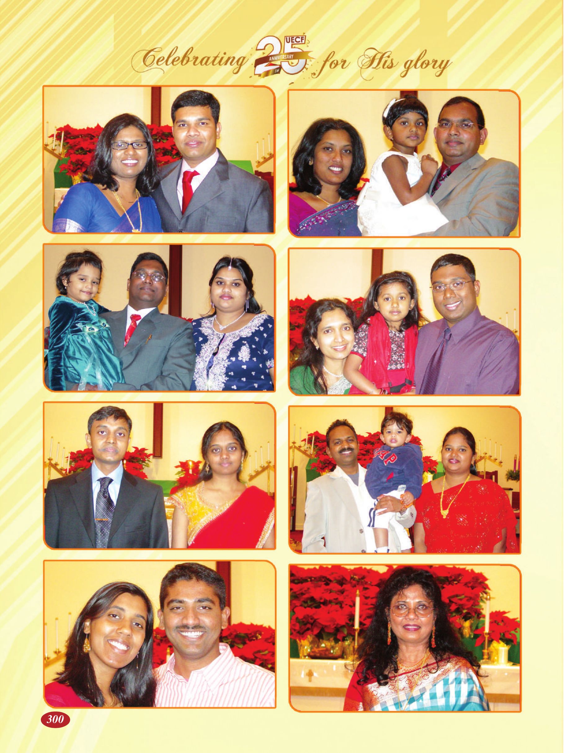 Page 300 of the UECF Silver Jubilee Souvenir