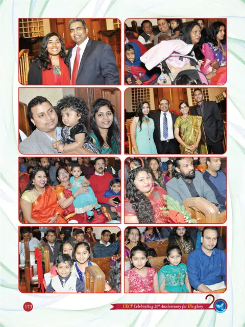 UECF families and events — souvenir page 173