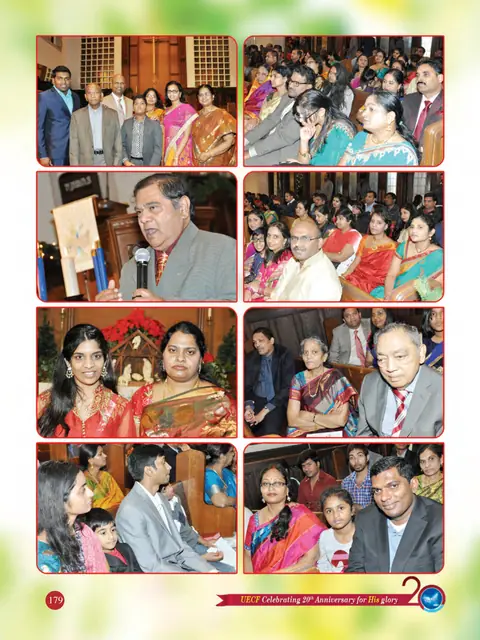 UECF families and events — souvenir page 179