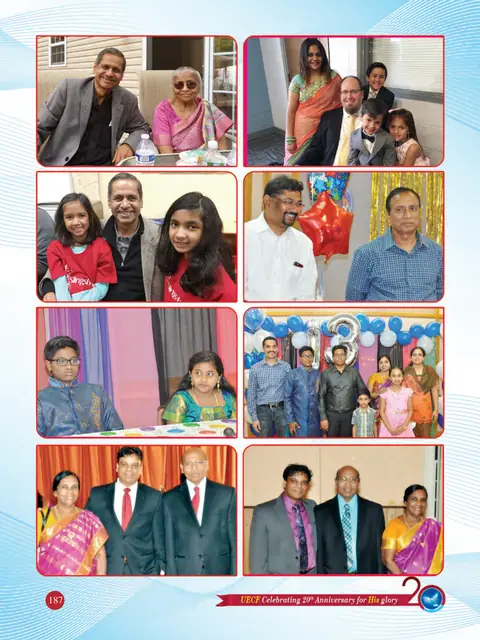 UECF families and events — souvenir page 187