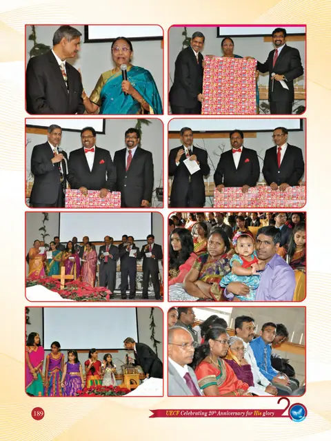 UECF families and events — souvenir page 189