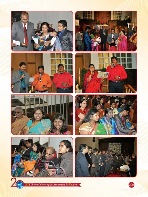 UECF families and events — souvenir page 200