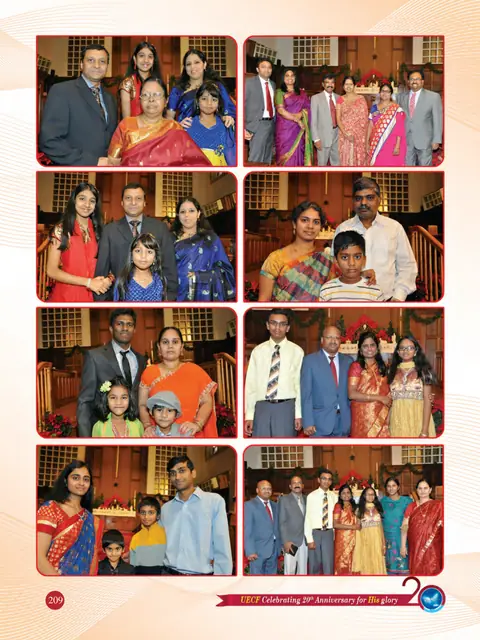 UECF families and events — souvenir page 209